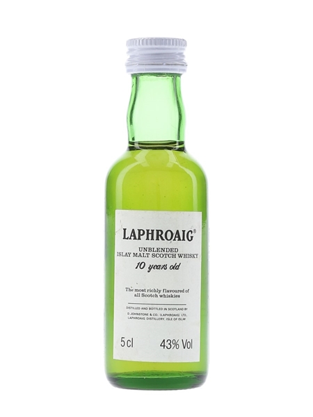 Laphroaig 10 Year Old Bottled 1980s 5cl / 43%