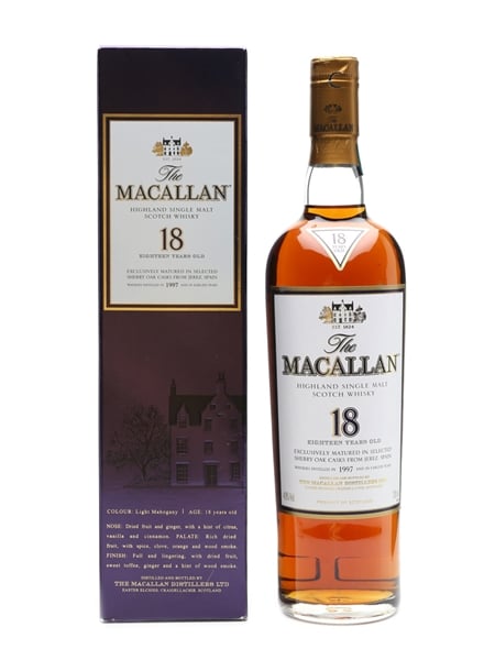 Macallan 18 Years Old 1996 and earlier 70cl / 43%