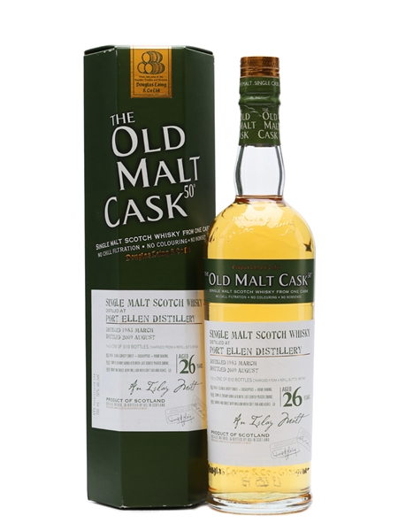 Port Ellen 1983 26 Year Old The Old Malt Cask Bottled 2009 - Douglas Laing 70cl