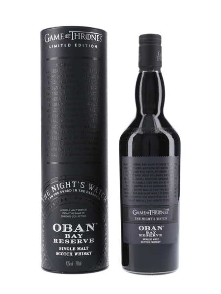 Oban Bay Resrve Game Of Thrones - The Night's Watch 70cl / 43%