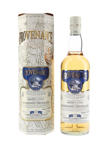 Benrinnes 1996 Provenance 12 Year Old - World Duty Free 70cl / 46%