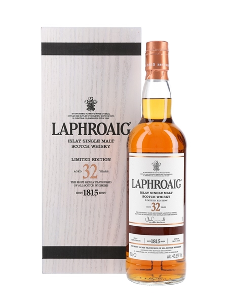 Laphroaig 32 Year Old Limited Edition Bottled 2015 70cl / 46.6%