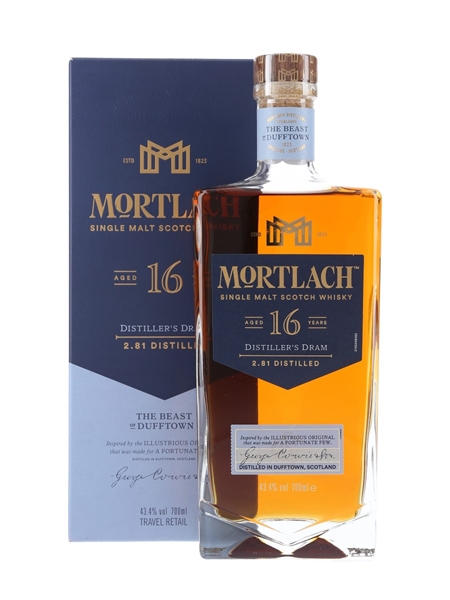 Mortlach 16 Year Old Distiller's Dram Travel Retail Exclusive 70cl / 43.4%