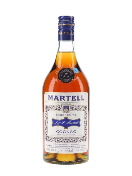 Martell 3 Star VS Bottled 1960s-1970s 68cl / 40%