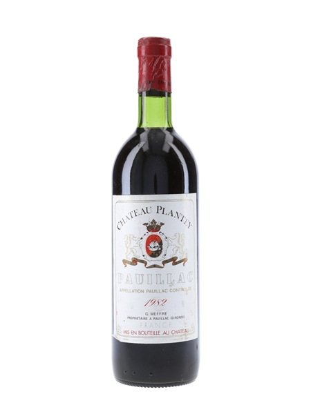 Chateau Plantey 1982 Pauillac 75cl