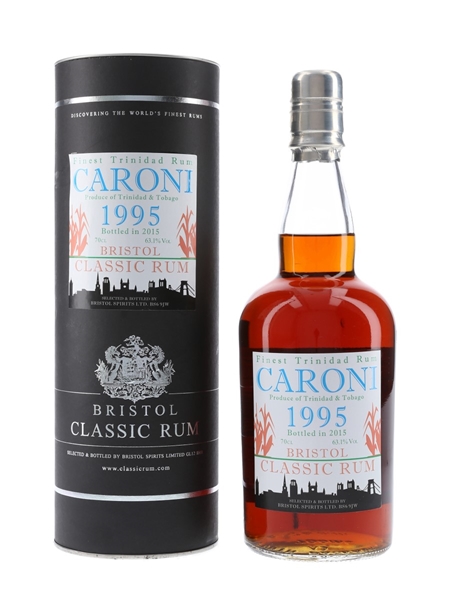 Caroni 1995 Trinidad Rum Bottled 2015 - Bristol Spirits 70cl / 63.1%