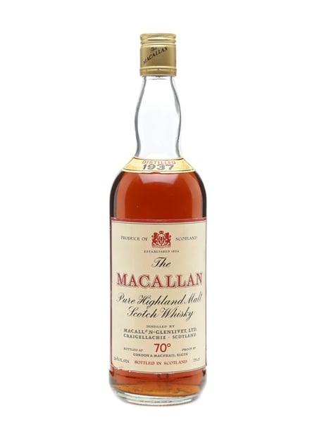 Macallan 1937 Bottled 1970s Gordon & MacPhail 75cl