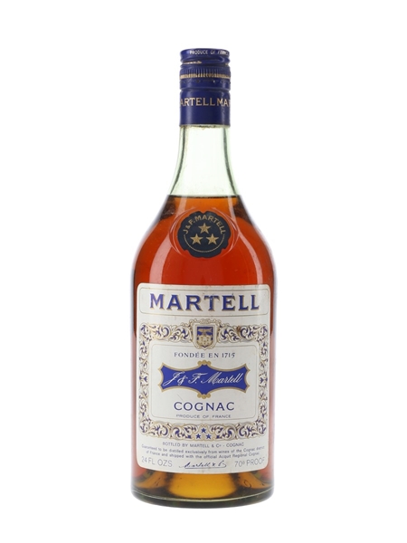 Martell 3 Star Bottled 1960s-1970s 68cl / 40%