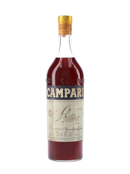 Campari Bitter Bottled 1950s-1960s 100cl / 25%