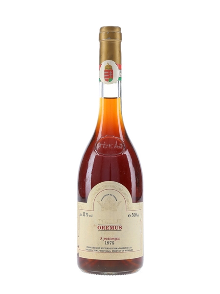 ワイン Tokaji Oremus 1972 5 puttonyos aszu 1972 Oremus Tokaji Aszu 5 Puttonyos 'Luxury Legends