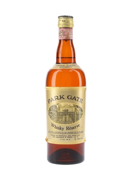 Park Gate Reserve Bottled 1960s-1970s - Stock 75cl / 40%