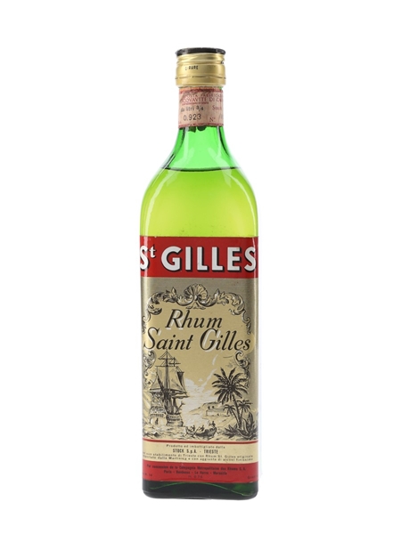 Saint Gilles Rhum Bottled 1960s - Stock 75cl / 45%