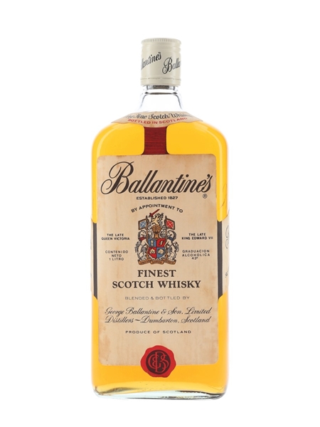 Ballantine's Finest Bottled 1970s - Spirit 100cl / 43%