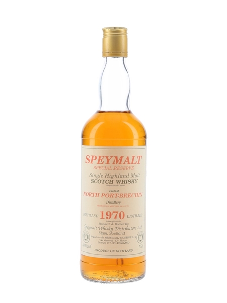 North Port-Brechin 1970 Speymalt Bottled 1980s - Meregalli Giuseppe 75cl / 40%