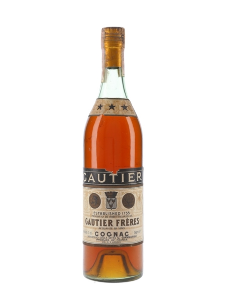 Gautier Freres 3 Star Bottled 1950s - Giammatteo 73cl / 40%