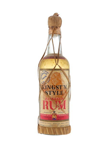 Kingst'n Style Jamaica Rum Bottled 1950s-1960s - Distillerie Valbruna 100cl / 50%