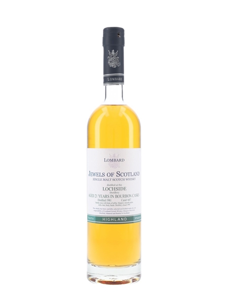 Lochside 1981 Bourbon Cask 21 Year Old Jewels Of Scotland 70cl / 50%