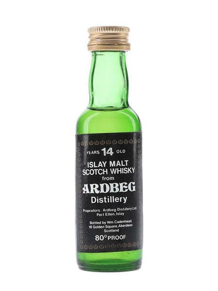 Ardbeg 14 Year Old Bottled 1970s - Cadenhead's 5cl / 46%