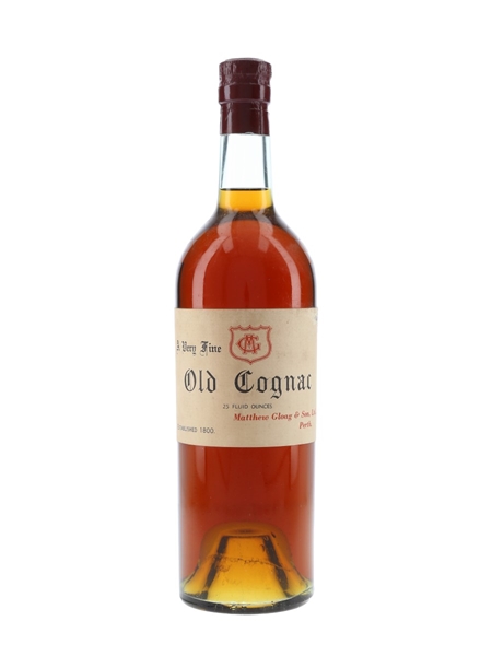 Matthew Gloag Very Fine Old Cognac Bottled 1940s 71cl