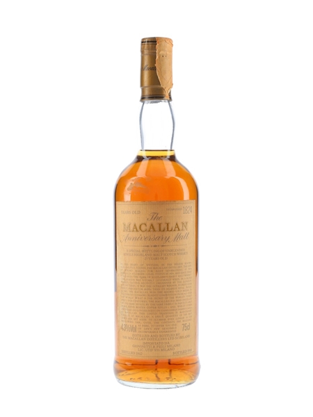 Macallan 1962 25 Year Old Anniversary Malt Bottled 1988 - Giovinetti & Figli 75cl / 43%