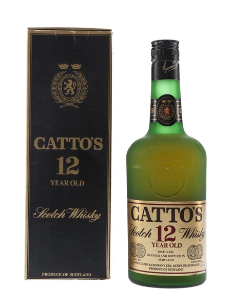 Catto's 12 Year Old Bottled 1970s-1980s 75cl / 40%