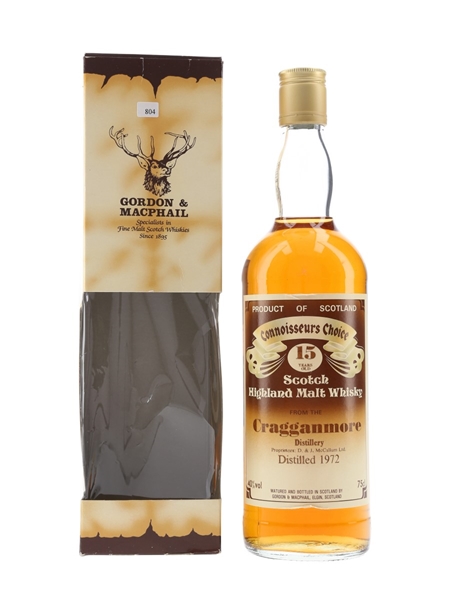 Cragganmore 1972 15 Year Old - Connoisseurs Choice 75cl / 40%