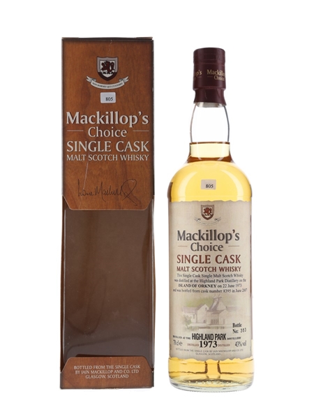 Highland Park 1973 Mackillop's Choice Bottled 2007 70cl / 43%