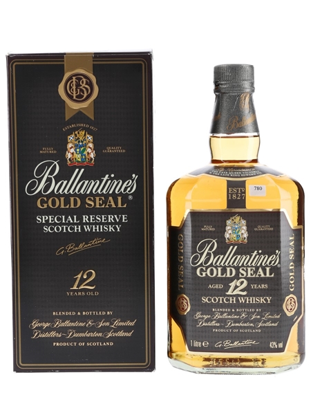 Ballantine's Gold Seal 12 Year Old Duty Free 100cl / 43%