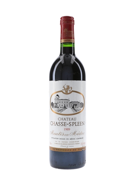 Château Chasse Spleen 1989  75cl / 12.5%