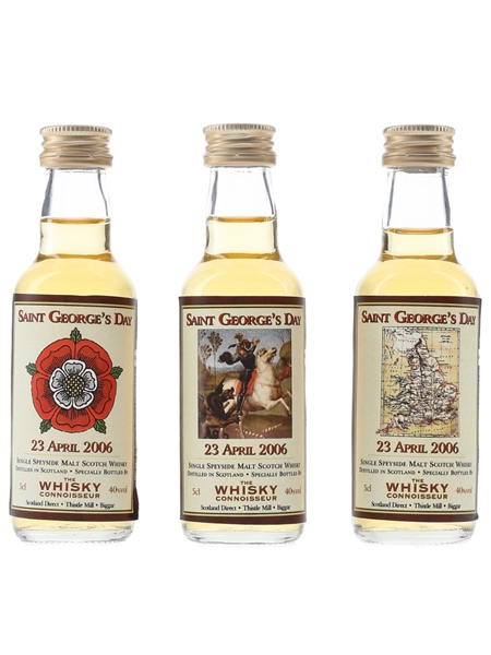 Whisky Connoisseur Saint George's Day 3 x 5cl