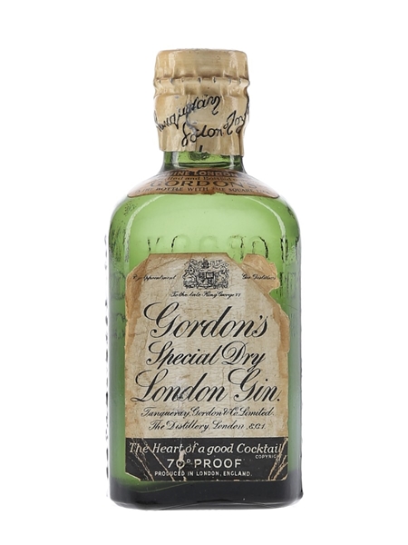 Gordon's Special Dry London Gin Bottled 1950s - Spring Cap 5cl / 40%