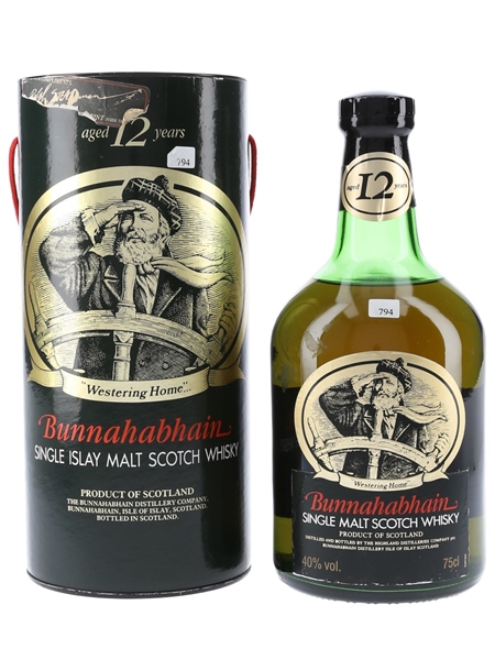 Bunnahabhain 12 Year Old Bottled 1990s - Ralph Steadman 75cl / 40%