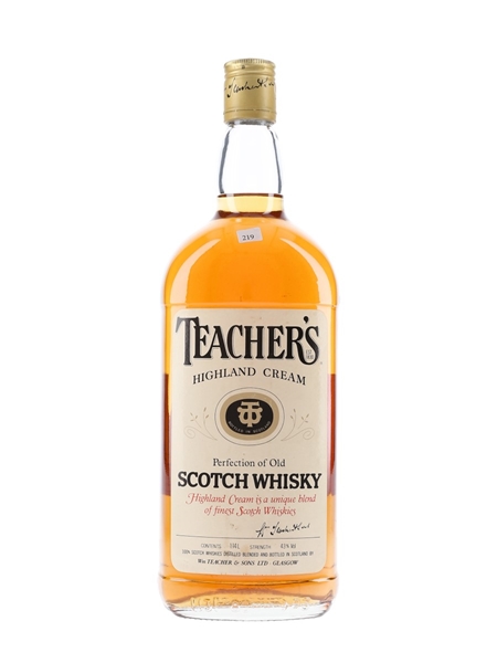 Teacher's Highland Cream Bottled 1980s 114cl / 43%