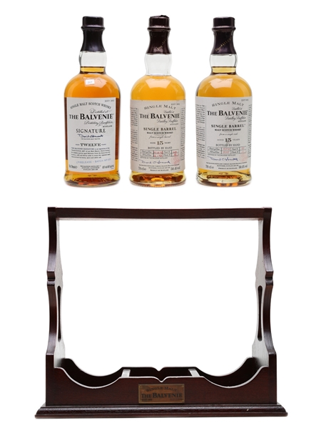 Balvenie 12 Year Old, 1978 & 1982 Signature & 15 Year Old Single Barrel 3 x 70cl