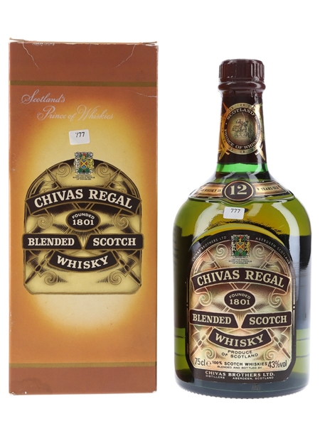 Chivas Regal 12 Year Old Bottled 1980s - Silver Jubilee 75cl / 43%