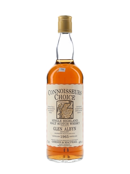 Glen Albyn 1965 Bottled 1980s - Connoisseurs Choice 75cl / 40%