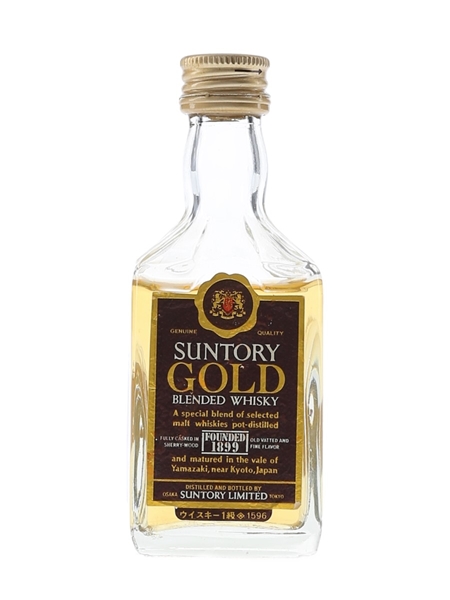 Suntory Gold Blended Whisky Bottled 1970s 5cl / 42%