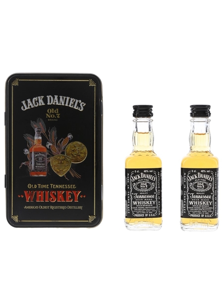 Jack Daniel's Old No.7 Old Time Tennessee Whiskey 2 x 5cl / 40%