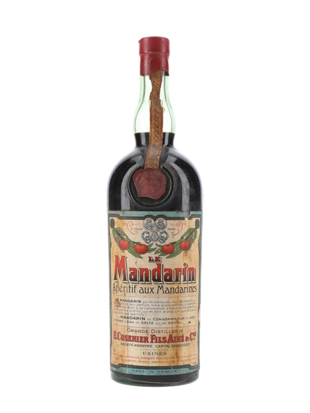 Cusenier Le Mandarin Bottled 1930s-1940s 100cl