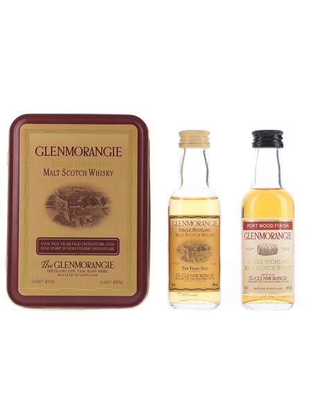 Glenmorangie 10 Year Old & Port Wood Finish  2 x 5cl