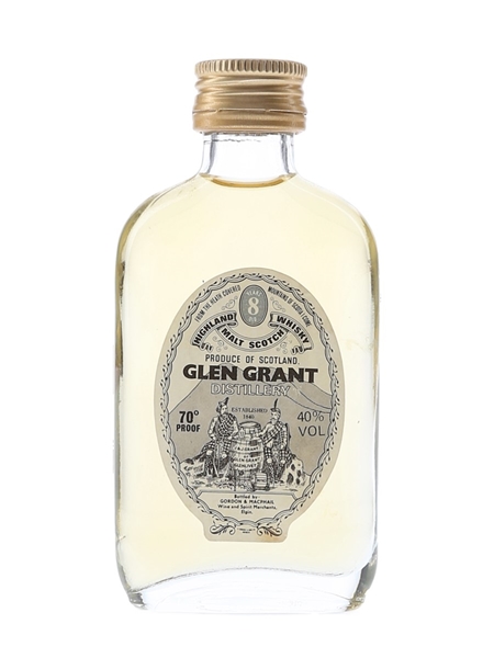 Glen Grant 8 Year Old Bottled 1970s - Gordon & MacPhail 5cl / 40%