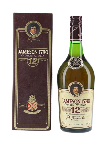 Jameson 1780 12 Year Old Bottled 1980s 75cl / 40%