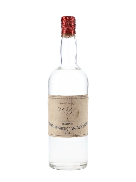 Union Castle Line Gin Bottled 1950s-1960s 75cl