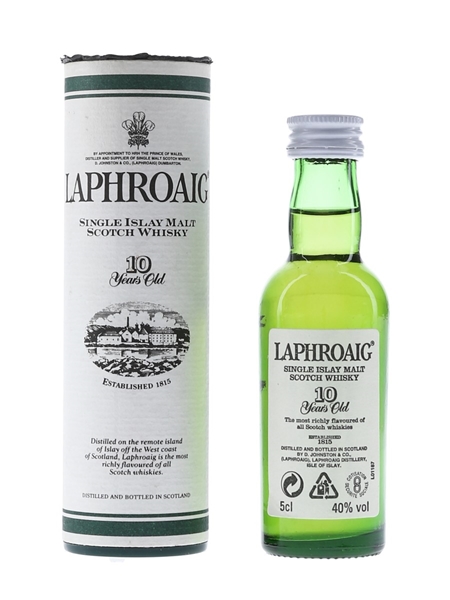 Laphroaig 10 Year Old Bottled 1990s 5cl / 40%