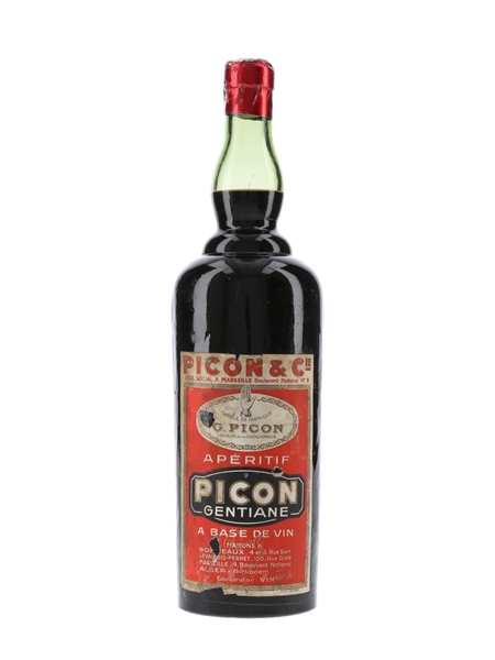 Picon Gentiane Aperitif Bottled 1950s 100cl