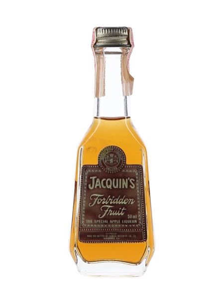 Jacquin's Forbidden Fruit Special Apple Liqueur Bottled 1980s 5cl