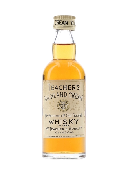 Teacher's Highland Cream Bottled 1960s 5cl / 40%