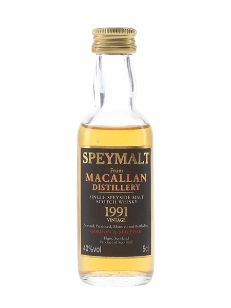 Macallan 1991 Speymalt Gordon & MacPhail 5cl / 40%