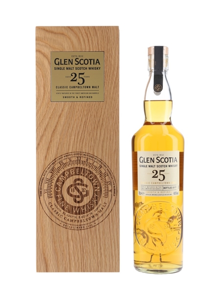 Glen Scotia 25 Year Old Bottled 2017 - Signed Bottle 70cl / 48.8%