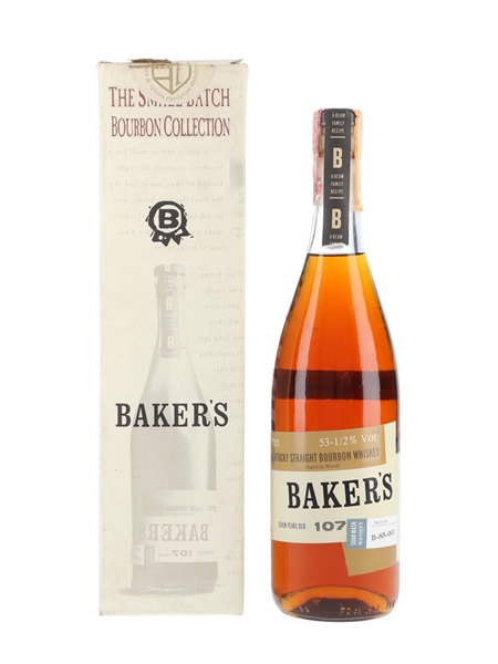 Baker's Bourbon 7 Year Old Bottled 1990s - Batch No. B-85-001 70cl / 53.5%